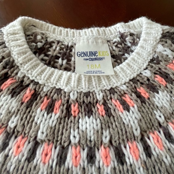 Genuine Kids by OshKosh Girls Dress, Sz 18 Months - Picture 5 of 5